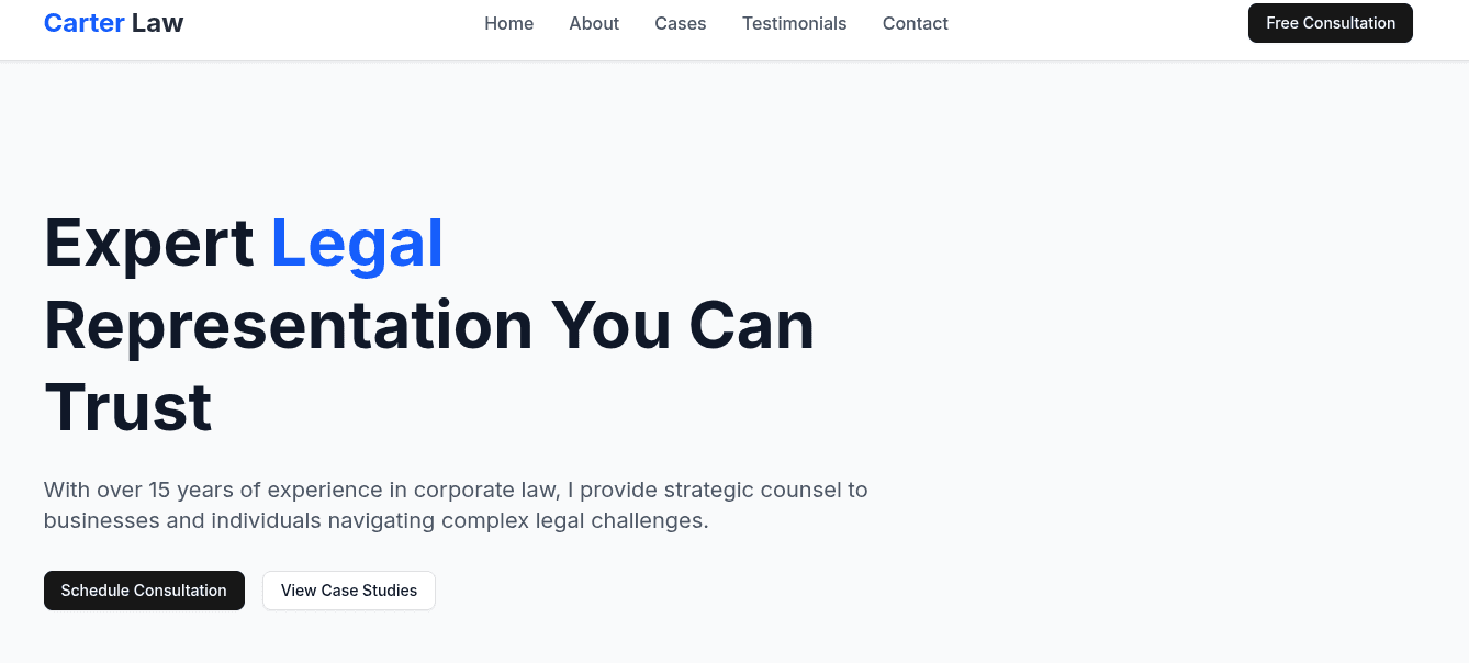 Lawyer Portfolio